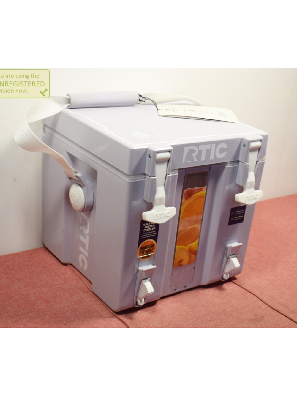 RTIC Outdoors 3 Gallon Halftime Cooler Beverage Dispenser Lilac Purple
